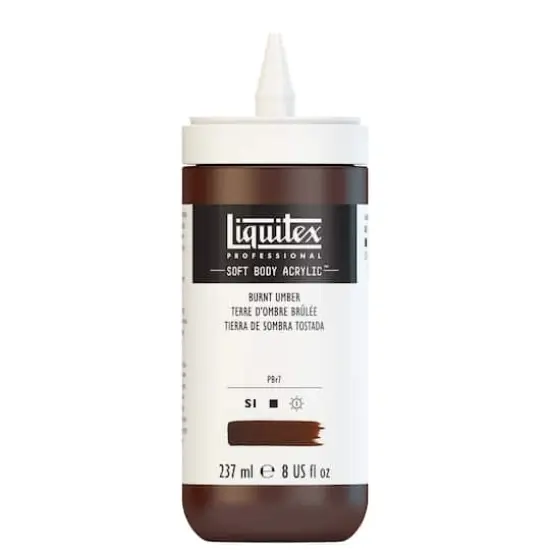 Liquitex&reg; Professional Soft Body Acrylic Color, 8oz. Burnt Umber {7}