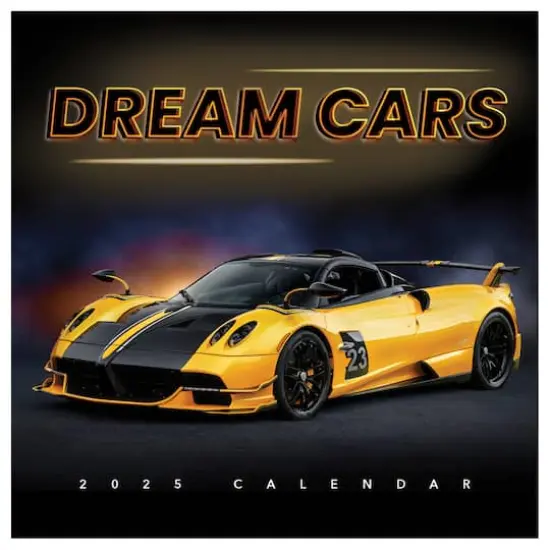 TF Publishing 2025 Dream Cars Wall Calendar {1}