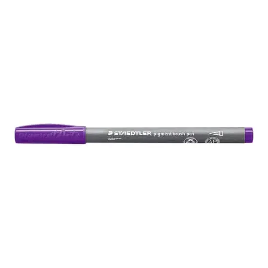 STAEDTLER&reg; Pigments Arts Brush Pen Set Blues and Violets {6}
