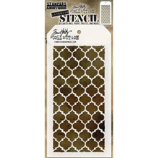 Stampers Anonymous Tim Holtz&reg; Trellis Stencil, 4" x 8.5" {1}