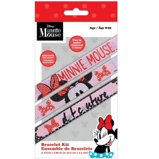 Camelot&reg; Dots DOTZIES&reg; Minnie Mouse Couture Bracelet Kit, Round Diamonds {3}