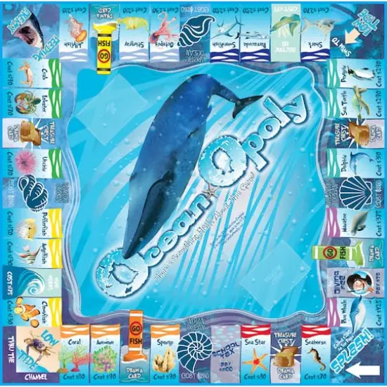 Late For The Sky Ocean-Opoly&trade; Board Game {4}