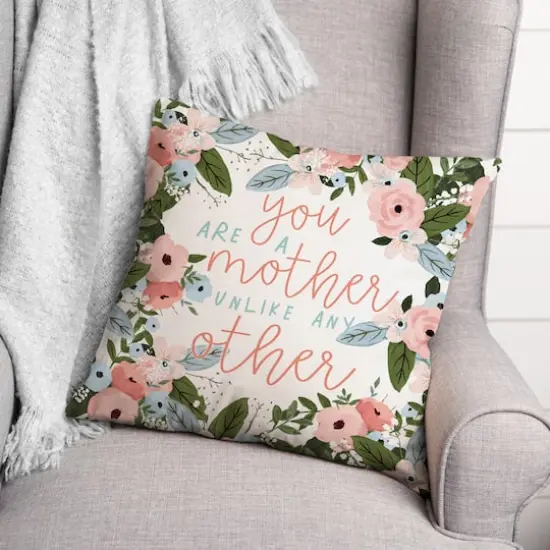 Mother Unlike Any Other Throw Pillow {3}