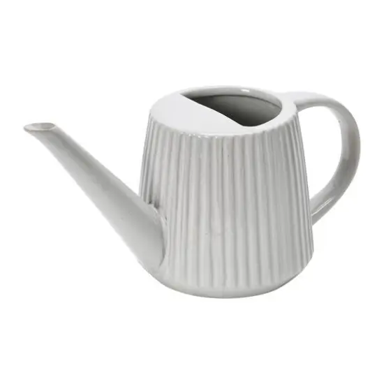 Hello Honey&reg; 5" Quart Stoneware Watering Can with Reactive Glaze Finish {1}