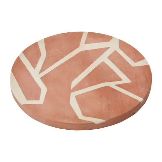 Hello Honey&reg; 10" Terracotta Round Sandstone Trivet {1}