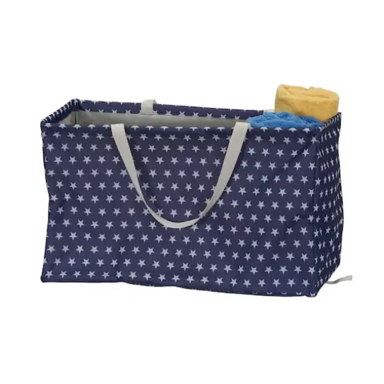 Household Essentials Krush&reg; Blue Stars Canvas Tote {5}