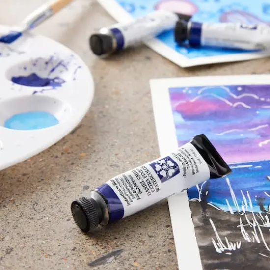 Daniel Smith Extra Fine&trade; Watercolor, 5mL Indanthrone Blue {4}