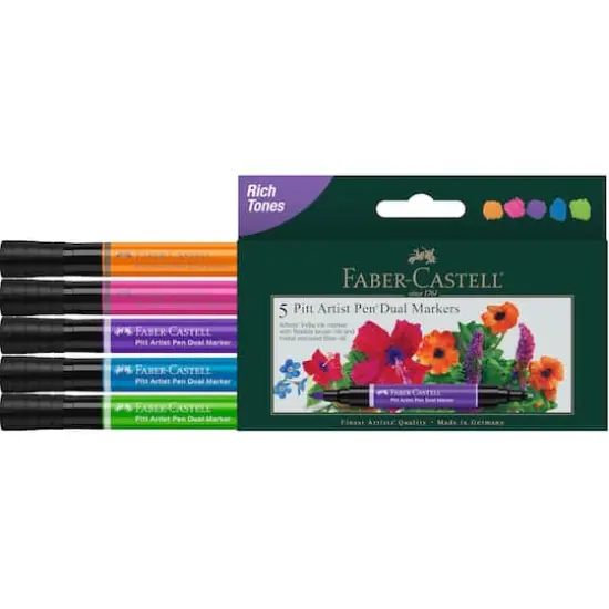 Faber-Castell&reg; Pitt Artist Pen&reg; Dual Markers Rich Tones {3}