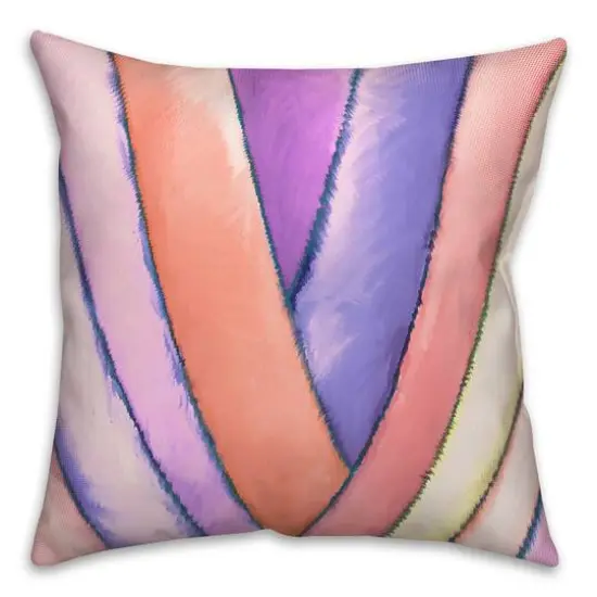 Colorful Palm Throw Pillow {1}
