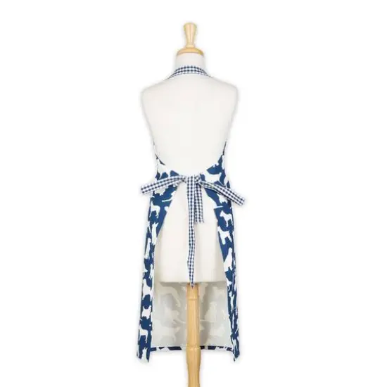 DII&reg; Dog Print Chef Apron Navy {6}