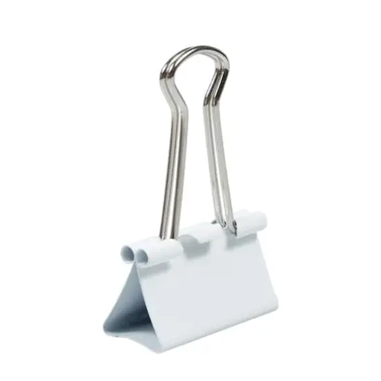 JAM Paper 1.25" Binder Clips, 15ct. White {5}