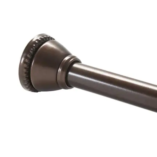 Bath Bliss Bronze Tension Shower Rod {7}