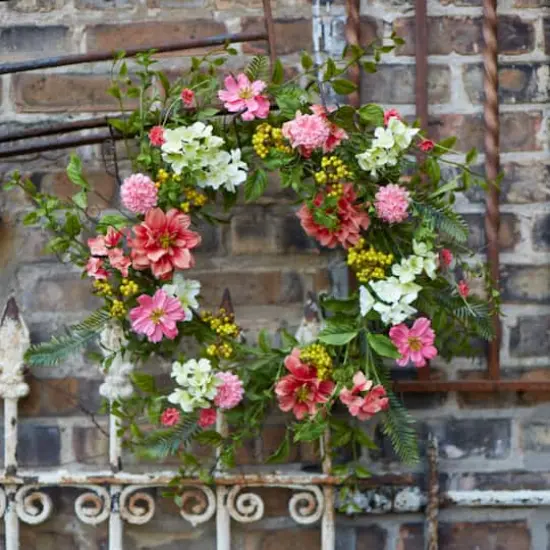 27" Cosmos Berry Wreath {5}