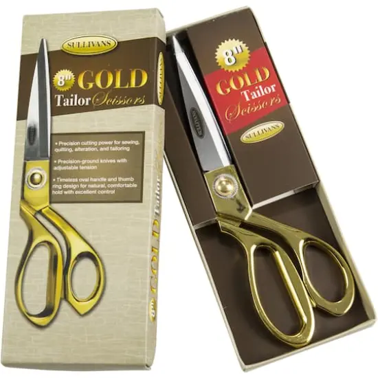 Sullivans 8" Gold Tailor Scissors {4}