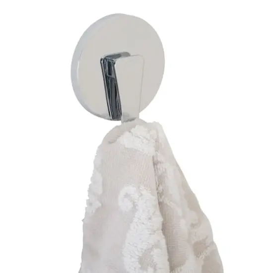 Bath Bliss Chrome Gel Suction Power Hooks, 2ct. {5}