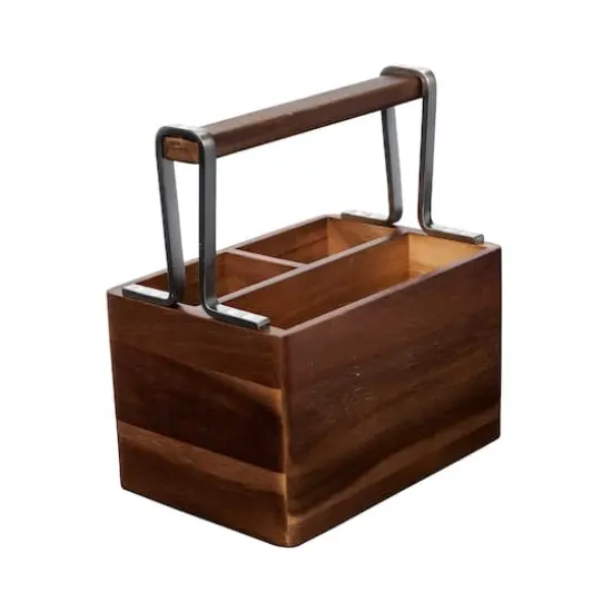 Honey Can Do Acacia Cutlery Caddy {1}