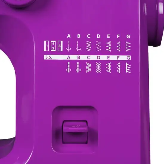Janome Purple Majesty Easy-to-Use Sewing Machine {8}