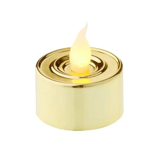 Gold Flameless Tealights By Ashland&reg; {1}
