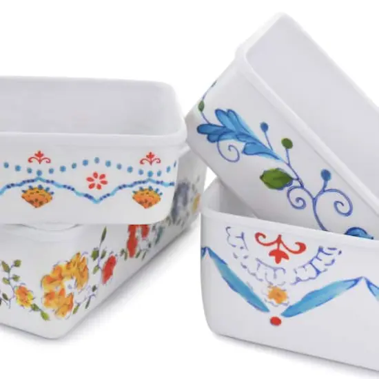 Gibson Home&reg; 8-Piece Anaya Rectangular Nesting Food Storage Set {4}