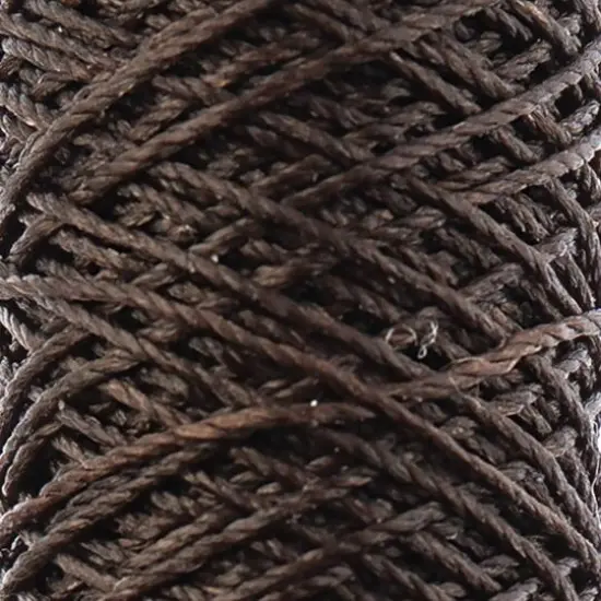 Gudebrod 0.018" 3 Ply Waxed Thread Bobbin, 75ft. Dark Beige {4}