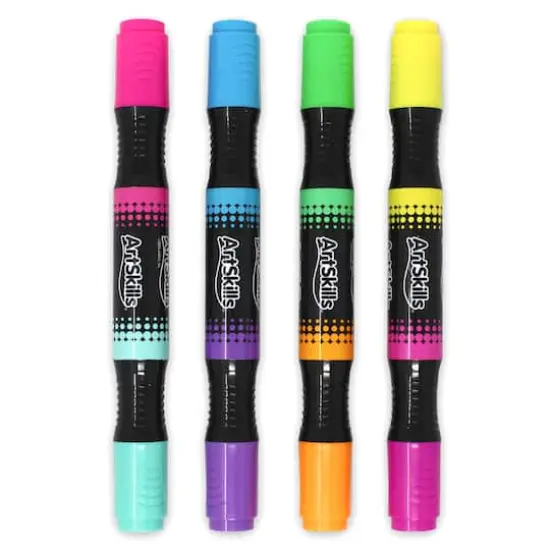 ArtSkills&reg; Dual Ended Chisel Tip Marker Set Bright Colors {3}