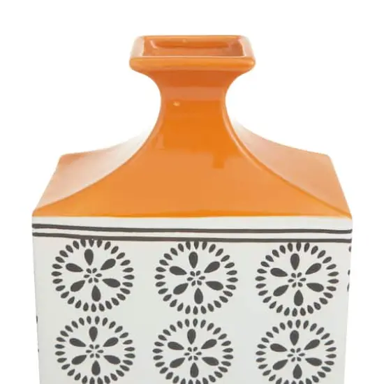 White Stoneware Transitional Vase, 17" x 9" x 7" {4}