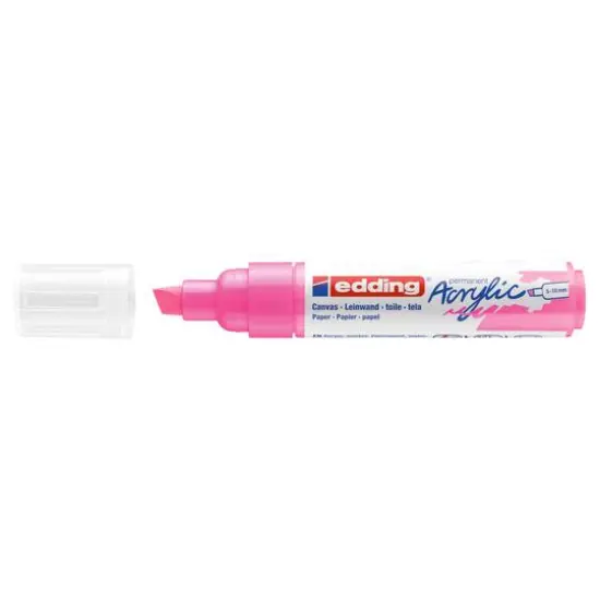 edding&reg; 5000 Broad Acrylic Marker Neon Pink {5}