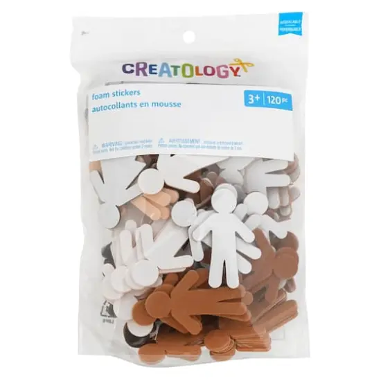 Neutrals People Foam Stickers by Creatology&reg;, 120ct. {3}