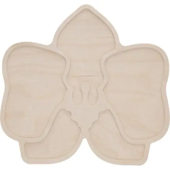 Leisure Arts&reg; 10" Orchid Welled Wood Surface {1}