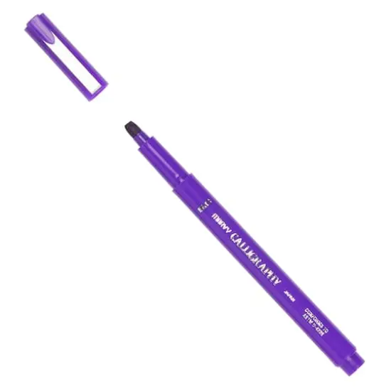 JAM Paper 5.0mm Calligraphy Pen, 2ct. Purple {4}