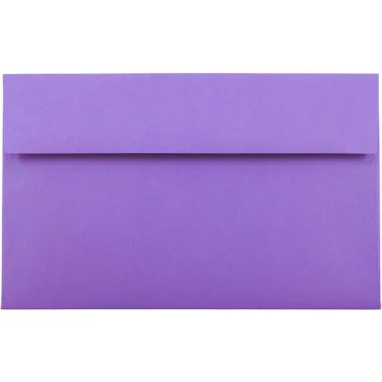 JAM Paper A10 Colored Invitation Envelopes, 50ct. Violet Purple {1}