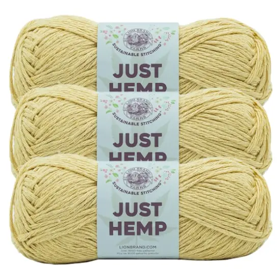 3 Pack Lion Brand&reg; Just Hemp Yarn Hay {1}