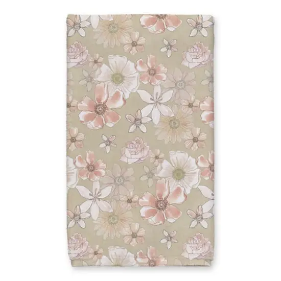 Heart of the Home Tea Towel Set Watercolor Florals {4}