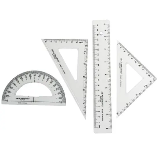 Art Alternatives Combo Geometry Set with 8" Ruler {3}
