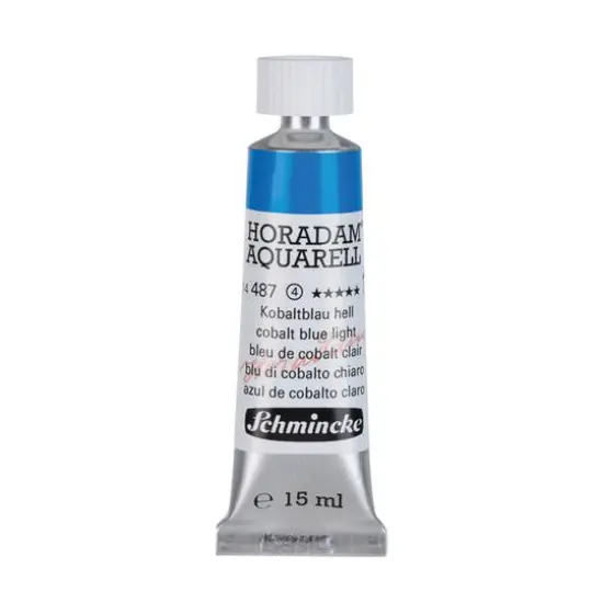 Schmincke Horadam&reg; Aquarelle Watercolor Paint, 15mL Cobalt Blue Light {1}