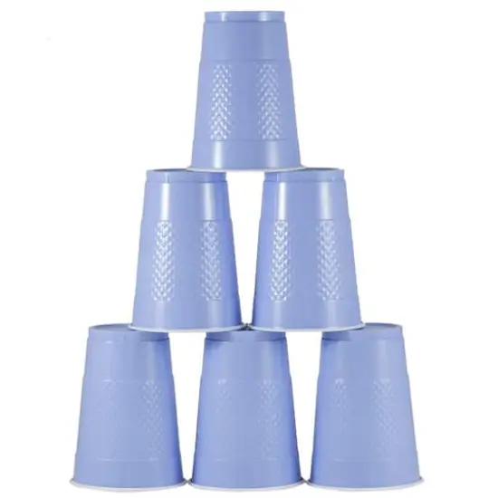 JAM Paper 16oz. Plastic Party Cups, 20ct. Baby Blue {4}