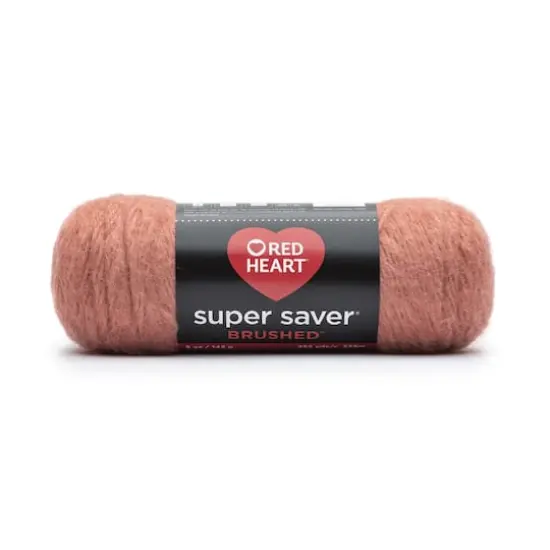 Red Heart&reg; Super Saver Brushed Yarn Clay {1}