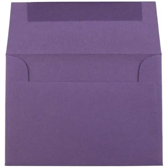 JAM Paper A1 Premium Invitation Envelopes, 50ct. Dark Purple {4}