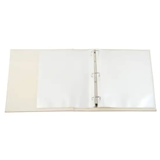 8.5" x 11" Cream D-Ring Scrapbook Album by Recollections&trade; {3}