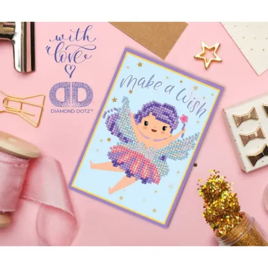 Diamond Dotz&reg; Make a Wish Diamond Painting Greeting Card Kit {4}