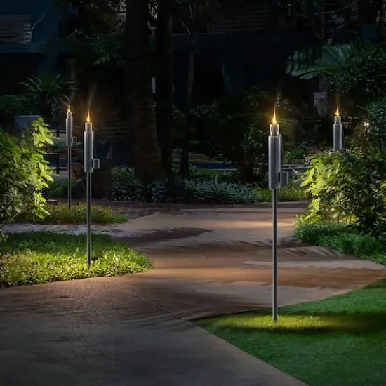 Sorbus 60" Matney Stainless Steel Outdoor Torches , 2ct. {3}