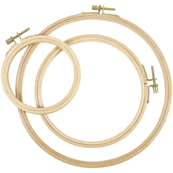 Frank A. Edmunds Co.&trade; Beechwood Embroidery Hoop Set {3}