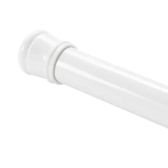 Bath Bliss White Tension Shower Rod {4}