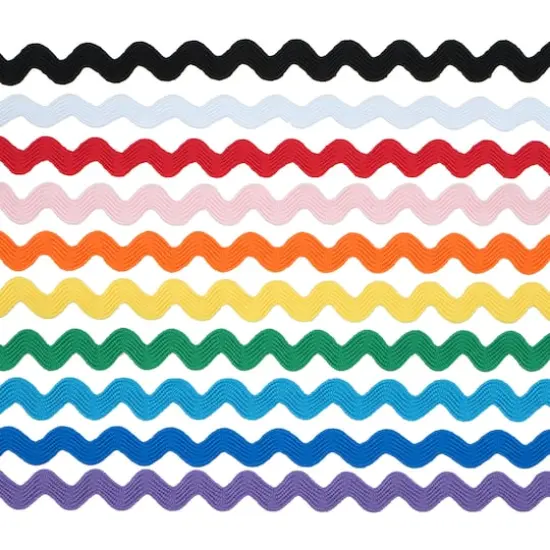 3/8" x 2yd. Ric Rac Value Pack Ribbon by Celebrate It&reg; Primary Colors {4}