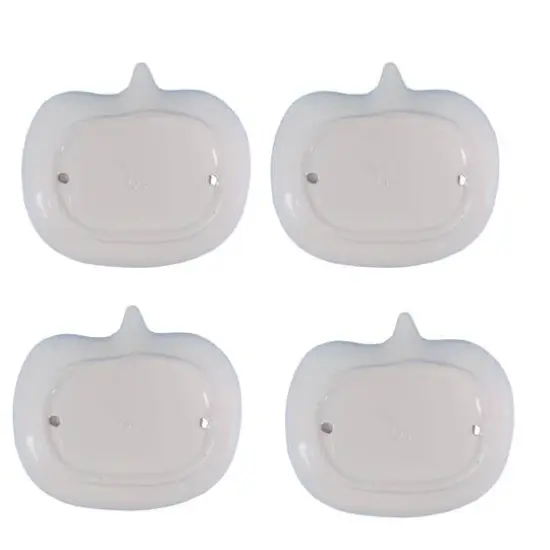 Assorted 8" Black & White Ceramic Pumpkin Plate by Ashland®, 1pc. {3}