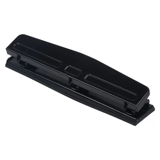 JAM Paper Metal 3-Hole Punch Black {1}