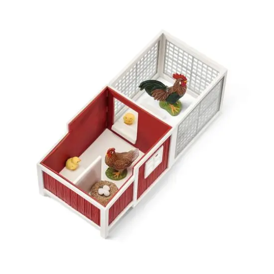 Schleich Farm World Chicken Coop Play Set {4}