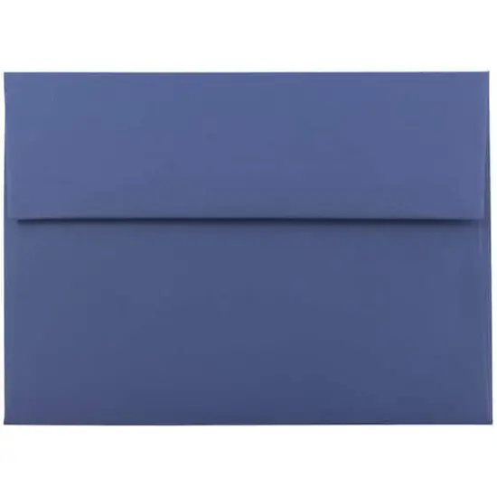JAM Paper A7 Premium Invitation Envelopes, 50ct. Presidential Blue {1}