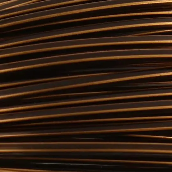 The Beadsmith&reg; Wire Elements&trade; 21 Gauge Tarnish Resistant Square Soft Temper Wire, 7yd. Vintage Bronze {9}