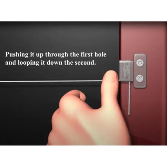 HangZ&trade; 50lb. Easy Tie 2 Hole D Rings, 50ct. {7}